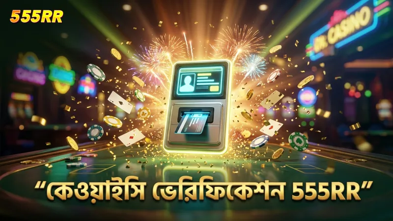 কেওয়াইসি ভেরিফিকেশনের মাধ্যমে পরিচয় নিশ্চিত করা হয় 555RR-এ।