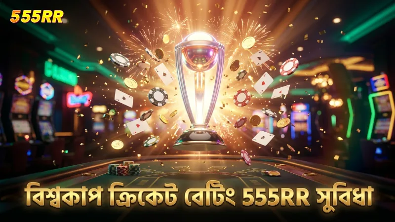 বিশ্বকাপ ক্রিকেট বেটিংয়ে 555RR প্ল্যাটফর্মের সুবিধা উপভোগ করুন