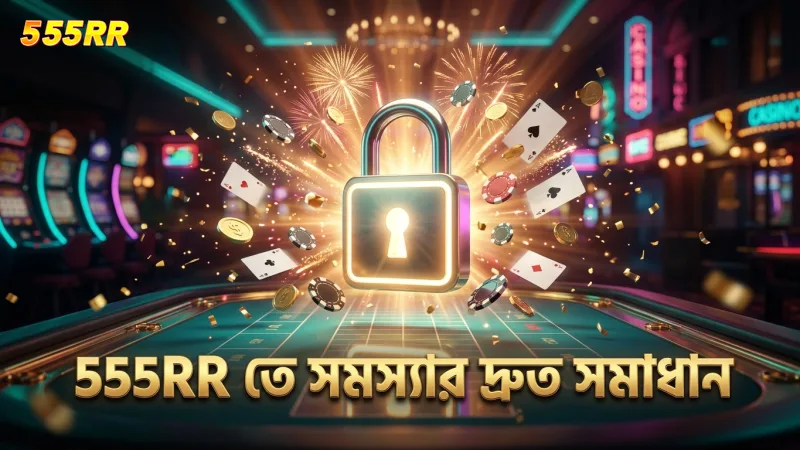 555RR প্ল্যাটফর্মে ড্র প্রক্রিয়ার সমস্যার দ্রুত সমাধান পাওয়া যায়।