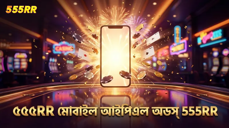 ৫৫৫RR এর মোবাইল অ্যাপে আইপিএল ম্যাচ অডস দ্রুত দেখা যায়।