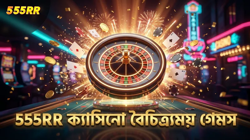 555RR ক্যাসিনোর বৈচিত্র্যময় গেমস নিরাপত্তা ও মজার সমন্বয়।