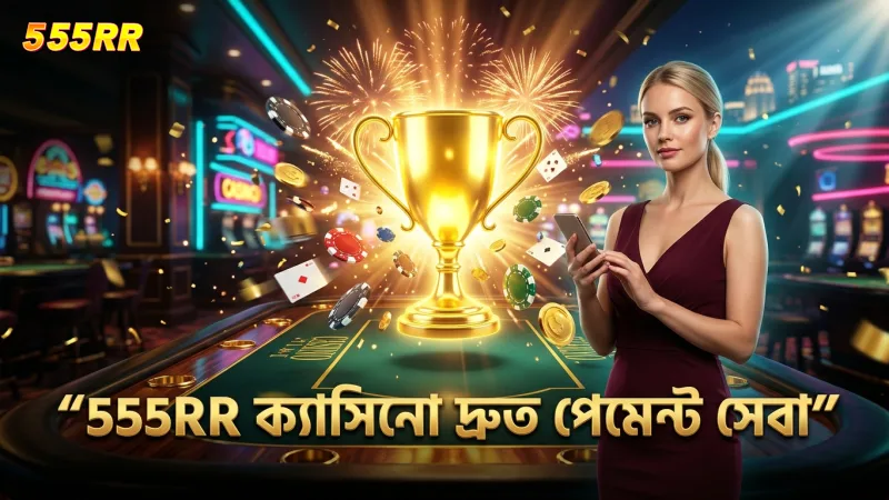 555RR ক্যাসিনো দ্রুত পেমেন্ট ও ২৪/৭ গ্রাহক সেবা নিশ্চিত করে।