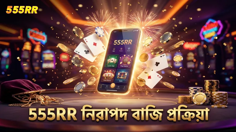 555RR অ্যাপে নিরাপদ ও নির্ভরযোগ্য বাজি ধরার প্রক্রিয়া।